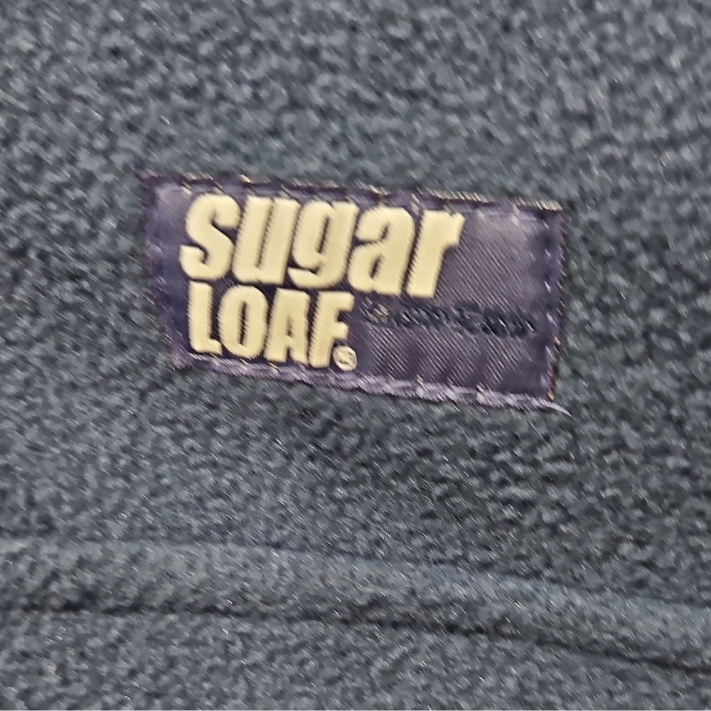 Sugarloaf Social Club Mens XL Fleece Pullover Navy Blue Snap Neck Jacket Pockets - Picture 11 of 16